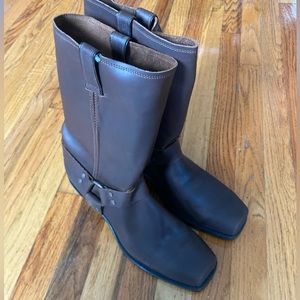 Code West Brown Leather Boots